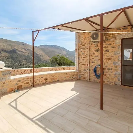 Stone House With Amazing View Apartment Kotronas Exterior photo