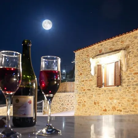 Stone House With Amazing View Apartment Kotronas Exterior photo